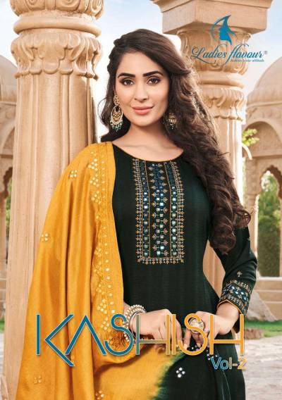 Kashish Vol 2 By Ladies Flavour Designer Rayon Readymade Salwar Kameez Collection